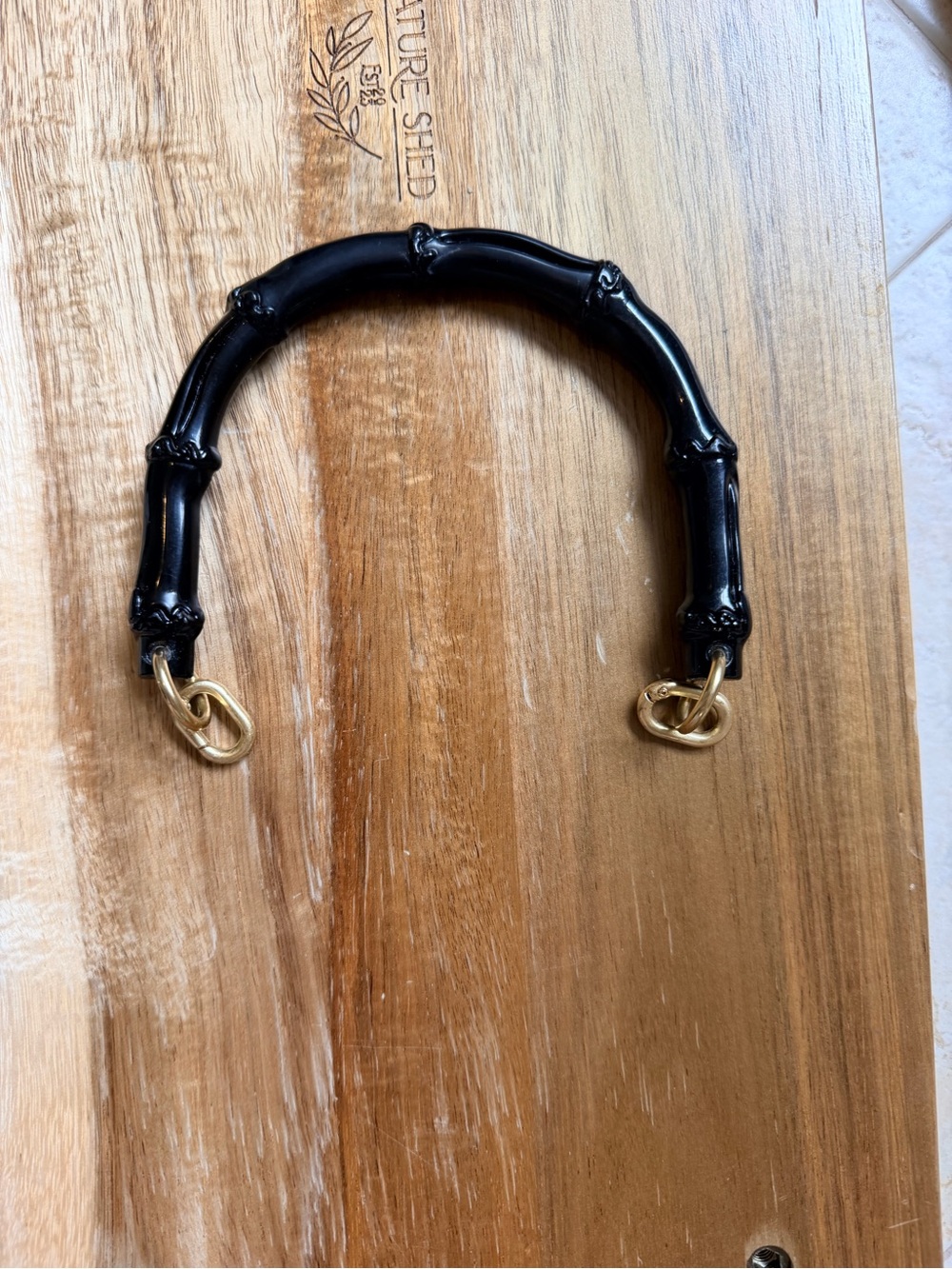 Clare V Bamboo Top Handle in black NWT $75